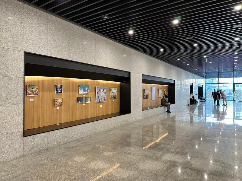 AI ART 작품 전시 현장